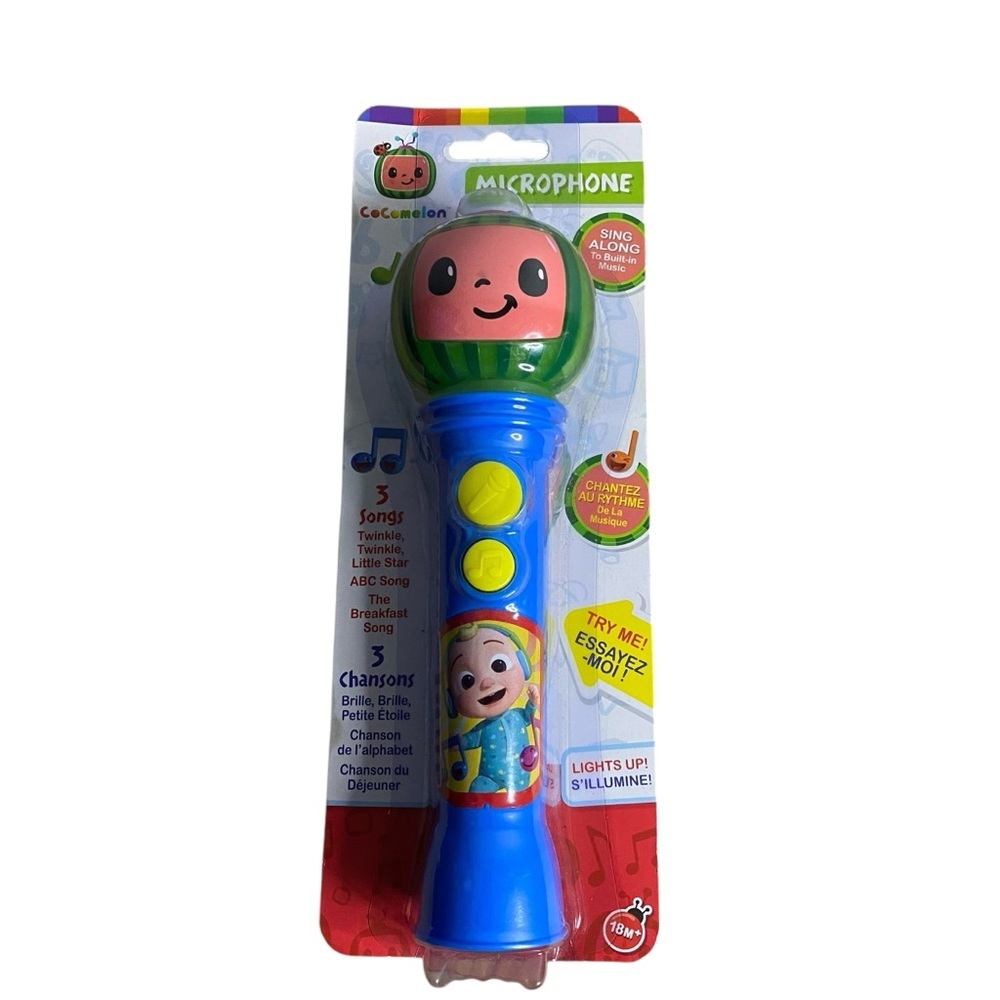 Cocomelon Toddler Sing-Along Musical Toy Microphone